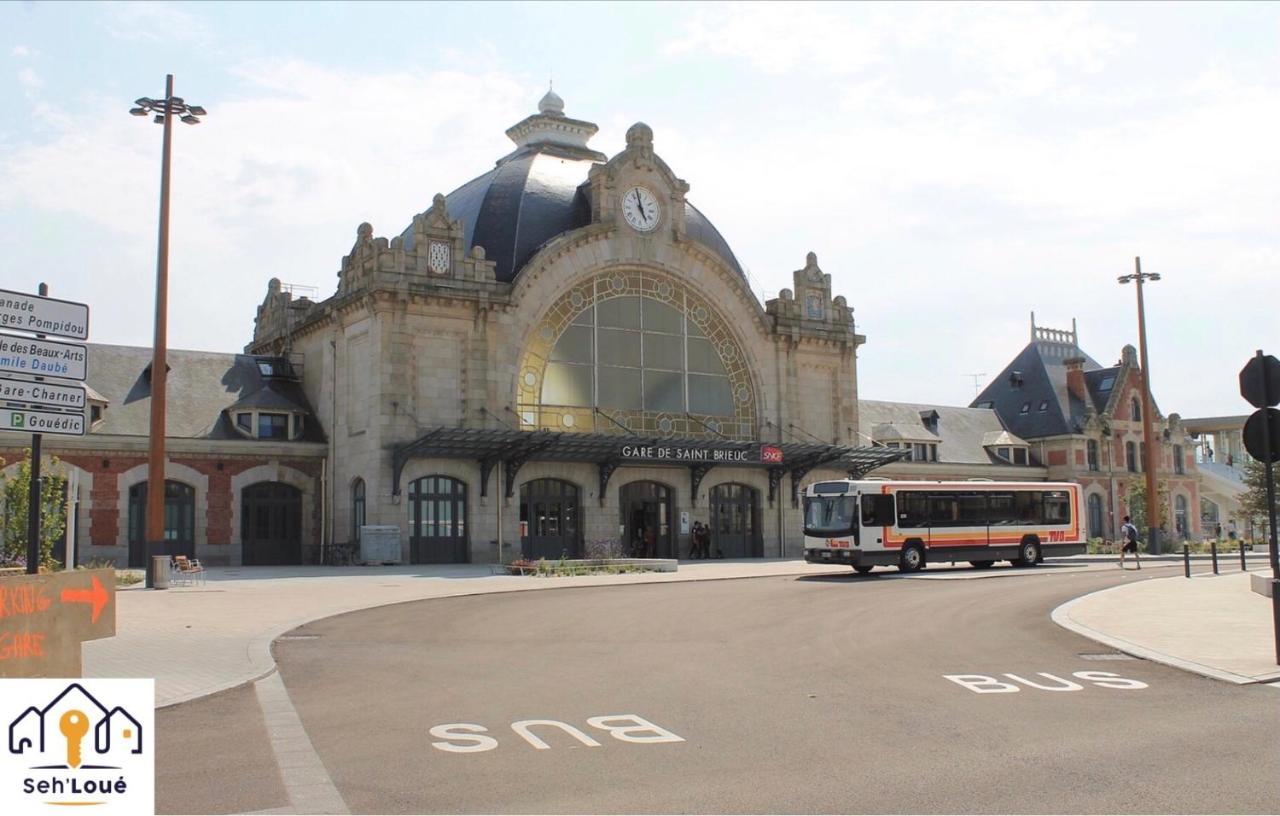 Chambre avec espaces communs à partager Saint-Brieuc Exterior foto